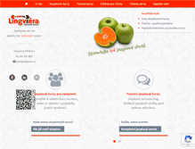 Tablet Screenshot of lingviera.cz